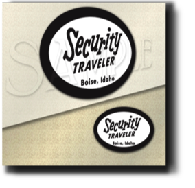 Security Traveler Travel Trailer Decal